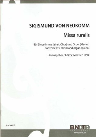 Missa ruralis für Singstimme und Orgel - Sigismund Neukomm