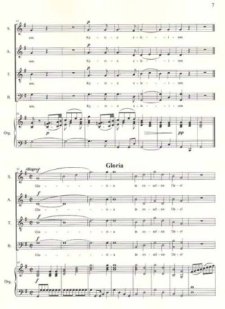 Preview: Josef Schnabel - Missa in G für Chor & Orgel