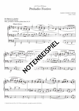 Preview: Preludio Festivo