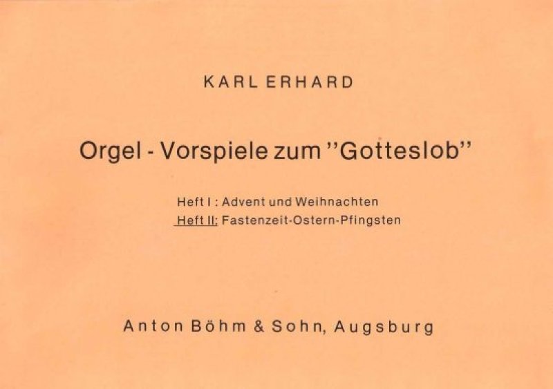 Orgelvorspiele Erhard