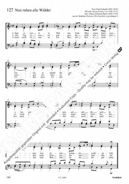 Kölner Chorbuch - Abendlob - Evensong