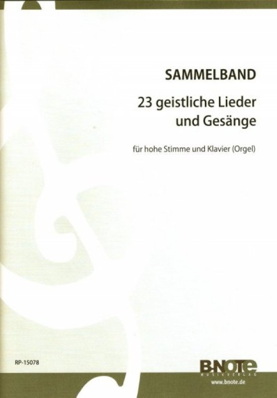 23 geistliche Lieder