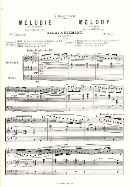 L' Organiste Pratique von Alexandre Guilmant - Heft 3