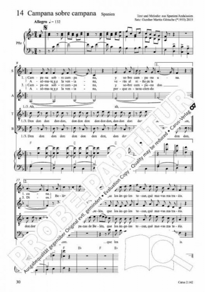 Christmas Carols of the World – für Chor SATB a cappella