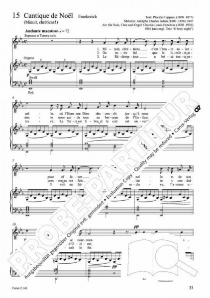 Christmas Carols of the World – für Chor SATB a cappella