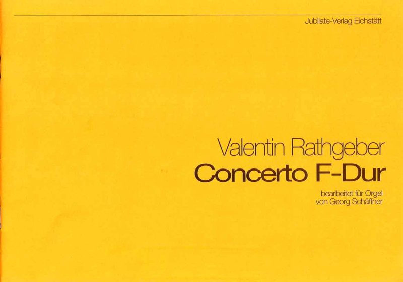 Rathgeber Concerto F-Dur
