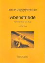 Abendfriede von Rheinberger für Flöte (Oboe) und Orgel